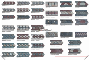 Basalt Mosaic Borders Lines,Molding