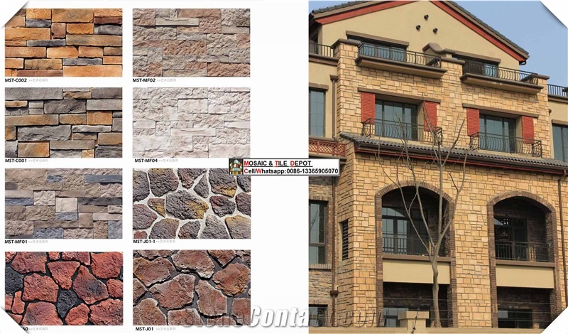 China Manufactured Stone Veneer,Stacked Stone Veneer,Artifical Cultured Stone