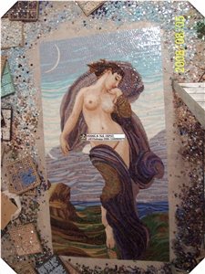 Floor Medallios,Glass Mosaic Medallions