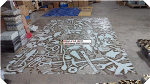 Glass Mosaic Medallion Pattern,Mosaik Tile