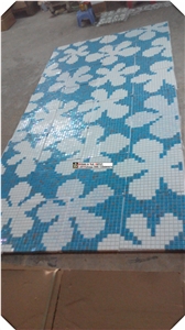 Glass Mosaic Medallion Pattern,Mosaik Tile