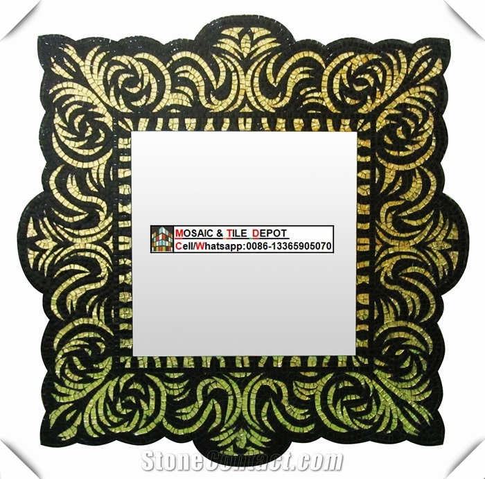 Glass Mosaic Mirror,Mosaic Mirror,Mirror Frame,Mosaic Frame