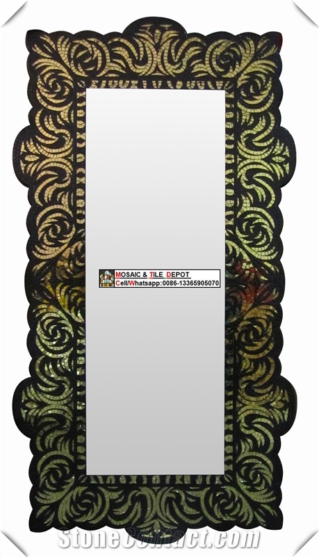 Glass Mosaic Mirror,Mosaic Mirror,Mirror Frame,Mosaic Frame