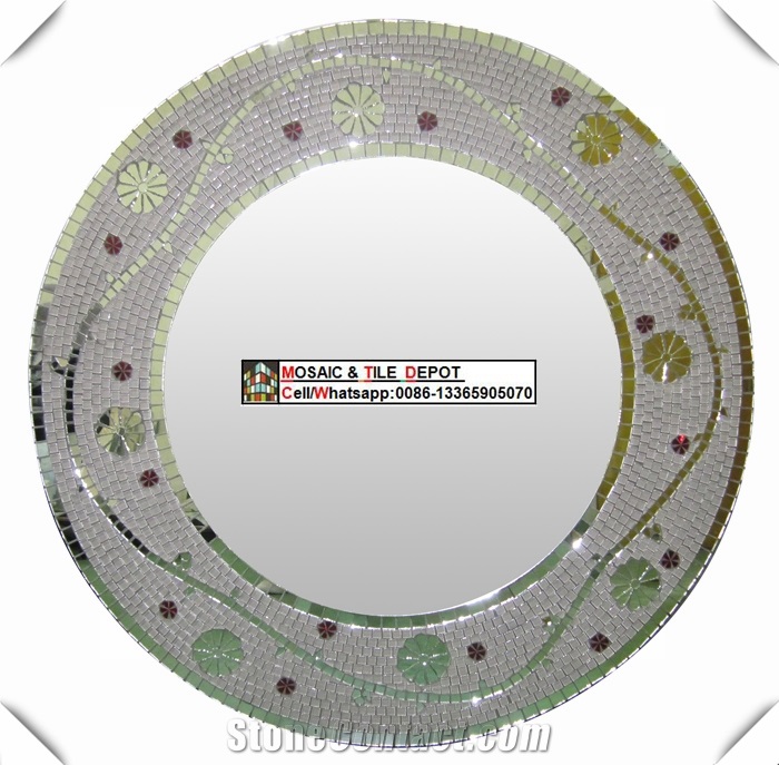 Glass Mosaic Mirror,Mosaic Mirror,Mirror Frame,Mosaic Frame