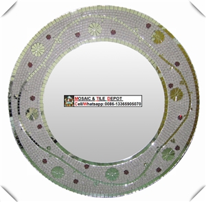 Glass Mosaic Mirror,Mosaic Mirror,Mirror Frame,Mosaic Frame