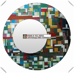 Glass Mosaic Mirror,Mosaic Mirror,Mirror Frame,Mosaic Frame