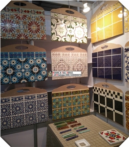 Handmade Tile,Hand Painted Wall Tile, Ceramic Pattern Tile,Kitchen Tile