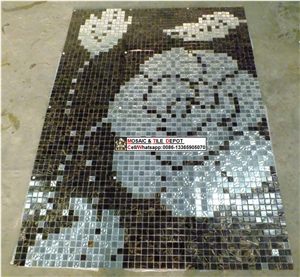 Mosaic Medallions,Crystal Mosaik Mural,Glass Mosaik, Mosaik Tile