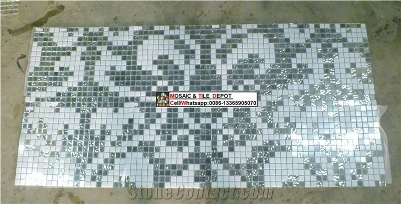 Mosaic Medallions,Crystal Mosaik Mural,Glass Mosaik, Mosaik Tile