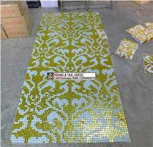 Mosaic Medallions,Crystal Mosaik Mural,Glass Mosaik, Mosaik Tile
