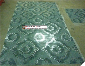 Mosaic Medallions,Glass Mosaic Pattern,Mosaic Design,Customized Mosaic Pattern