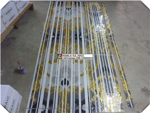 Mosaic Medallions,Gold Mosaic,Silver Mosaic,Mosaic Tile