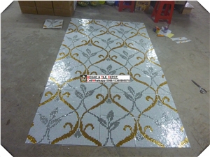 Mosaic Medallions,Mosaic Pattern for Wall and Floor, for Spa,For Swimming Pool