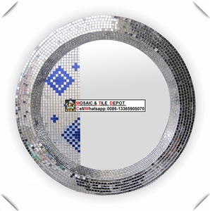 Mosaic Mirror,Mosaic Frame,Mirror Frame,Glass Mosaic Mirror