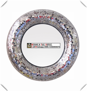 Mosaic Mirror,Mosaic Frame,Mirror Frame,Glass Mosaic Mirror