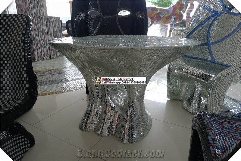 Mosaic Table,Mosaic Chairs
