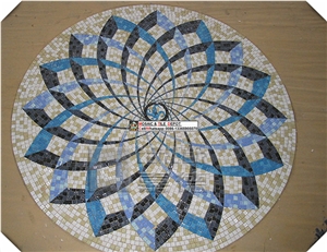 Poold Mosaic Pattern,Round Mosaic Medallions for Pool