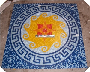 Poold Mosaic Pattern,Round Mosaic Medallions for Pool