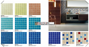 Porcelain Mosaic for Swimming Pool,Pool Decks,Poold Borders