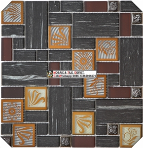 Rhombus Shape Mosaic,Diamond Shape Mosaic,Porcelain Mosaic