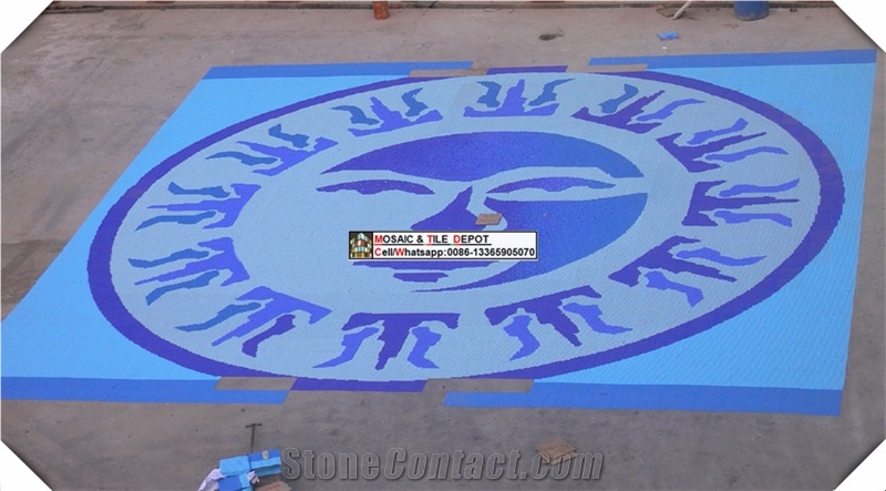 Swimming Pool Fish Design, Pool Mosaic Design
