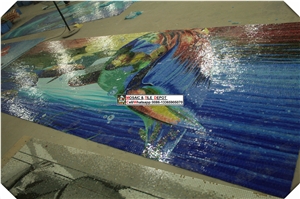 Swimming Pool Mosaic Pattern Design