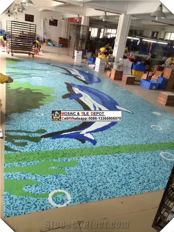 Swimming Pool Mosaic， Pool Trims,Pool Paver,Ceramic Mosaic
