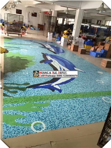 Swimming Pool Mosaic， Pool Trims,Pool Paver,Ceramic Mosaic