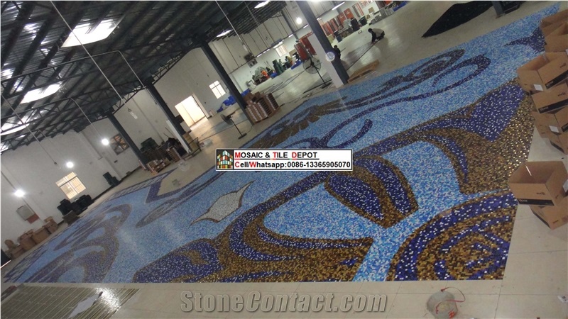 Swimming Pool Mosaic,Swimming Pool Pattern