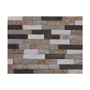 Gc-101cl Multicolor Quartzite/Cultured Stone/Stone Veneer/Wall Stone Gc-101cl Multicolor Quartzite/Cultured Stone/Stone Veneer/Wall Stone