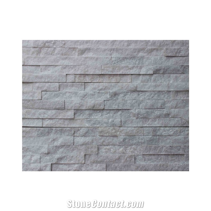 Gc-103 Pure White Quartzite/Cultured Stone/Stone Veneer/Wall Stone