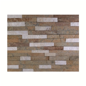 Gc-103cl Multicolor Quartzite/Cultured Stone/Stone Veneer/Wall Stone