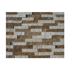 Gc-107cl Multicolor Quartzite/Cultured Stone/Stone Veneer/Wall Stone