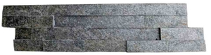 Green Cheap Quartzite Stone Strips, a Grade Glued Cultured Stones Ledges Stone Veneer for Fireplace Wall Decoration