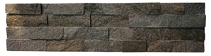 Pink Cheap Quartzite Stone Strips, a Grade Glued Cultured Stones Ledges Stone Veneer for Fireplace Wall Decoration