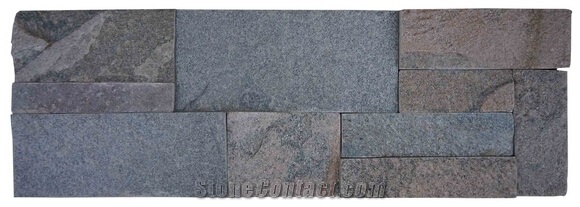 Pink Cheap Quartzite Stone Strips, a Grade Glued Cultured Stones Ledges Stone Veneer for Fireplace Wall Decoration