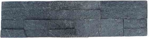 Black Quartzite Culture Stone/Veneer/Wall Cladding 15*60