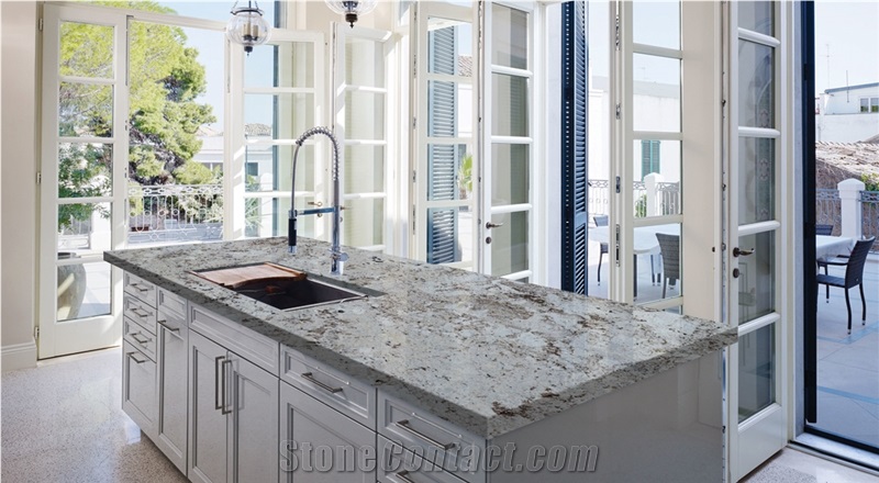 Ice Brown Granite Kitchen Island Top
