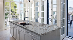 Ice Brown Granite Kitchen Island Top