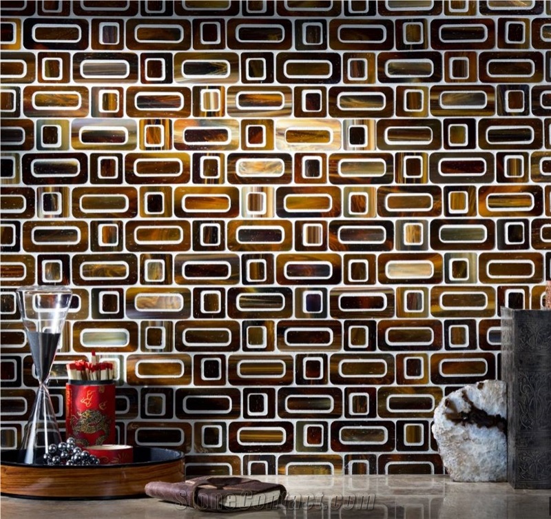 Glass Mosaic Wall Tiles