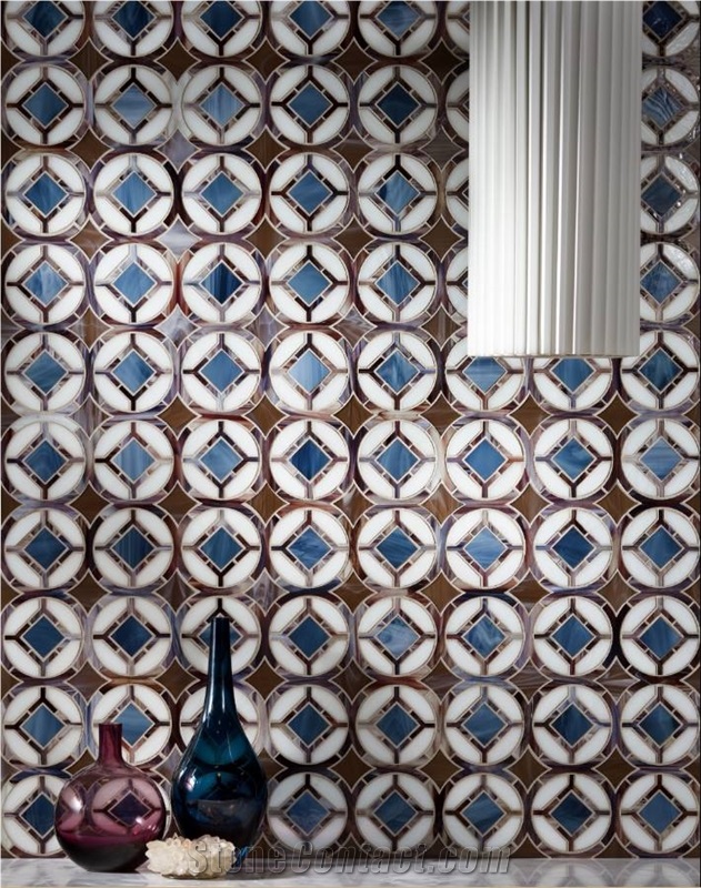 Glass Mosaic Wall Tiles