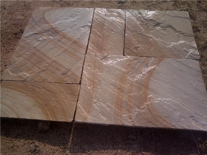 Autumn Brown, Desert Brown, Modak, Buff, Rajgreen and Mint Sandstone