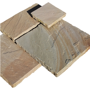 Autumn Brown, Desert Brown, Modak, Buff, Rajgreen and Mint Sandstone