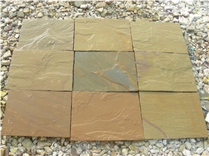 Autumn Brown, Desert Brown, Modak, Buff, Rajgreen and Mint Sandstone