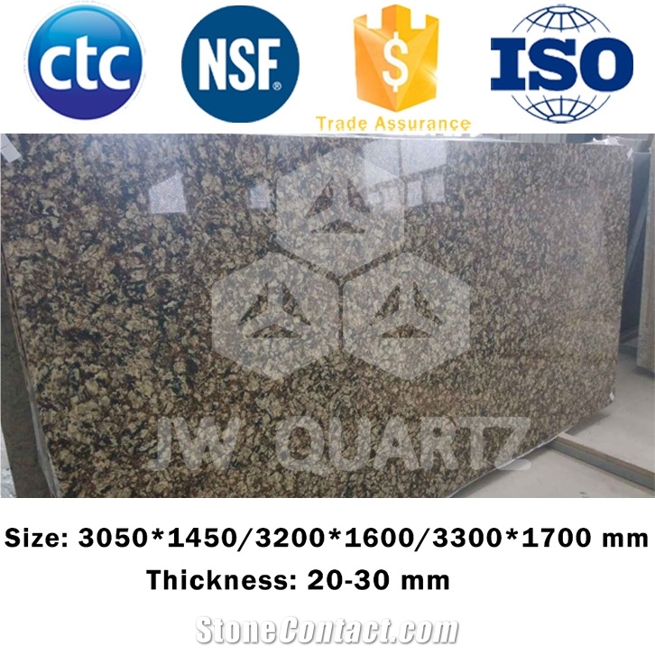 Jw Color Palette-Classic Artificial Quartz Stone Slab for Countertop