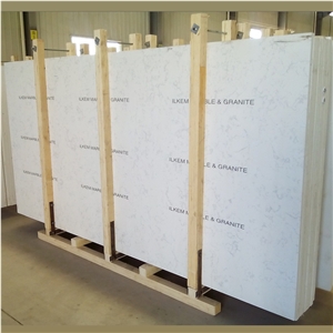 Jw Jupiter-Amazing Red and Yellow Artificial Quartz Stone Slab for Countertop and Vanity Decoration