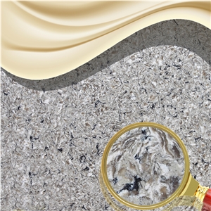 Jw Vortex-Non Porous Artificial Quartz Stone Slab for Wash Basin and Bath Top