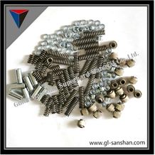 Diamond Wire Saw Accesspries (Beads ,Locks,Joints,Spring,Etc) Wire Saw Fittings