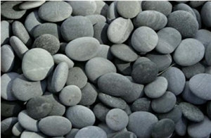 Black Pebble Stone, Natural