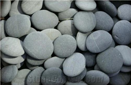 Black Pebble Stone, Natural